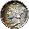 1937-S Mercury Dime - ALMOST UNC