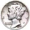 1920-D Mercury Dime - AVERAGE CIRC