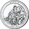 2012 Acadia National Park Quarter - BU