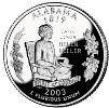 2003-S Alabama Statehood Quarter - SILVER PROOF