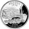 2008-S Arizona Statehood Quarter - SILVER PROOF