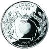 1999-S Georgia Statehood Quarter - SILVER PROOF