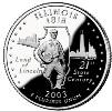 2003-S Illinois Statehood Quarter - SILVER PROOF