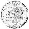 2002-D Indiana Statehood Quarter - BU