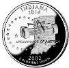 2002-S Indiana Statehood Quarter - SILVER PROOF