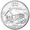 2004 Iowa Statehood Quarter - BU