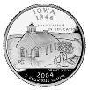 2004-S Iowa Statehood Quarter - SILVER PROOF