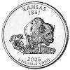 2005 Kansas Statehood Quarter - BU