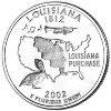 2002 Louisiana Statehood Quarter - BU