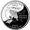 2002-S Louisiana Statehood Quarter - SILVER PROOF