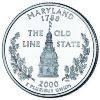 2000 Maryland Statehood Quarter - BU