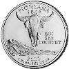 2007 Montana Statehood Quarter - BU