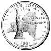 2001 New York Statehood Quarter - BU