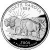 2006-S North Dakota Statehood Quarter - SILVER PROOF