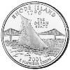 2001 Rhode Island Statehood Quarter - BU