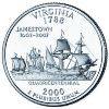 2000 Virginia Statehood Quarter - BU