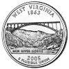 2005-D West Virginia Statehood Quarter - BU