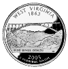 2005-S West Virginia Statehood Quarter - SILVER PROOF