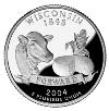 2004-S Wisconsin Statehood Quarter - SILVER PROOF