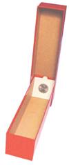 9" Single-Row Cardboard Box - 2" x 2" (Red)