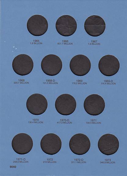 Whitman® Folder #9040 - Washington Quarters (1965-1987)